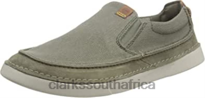 Men's Gereld Step Mule Olive Combi Clarks 840401086 Men Clarks