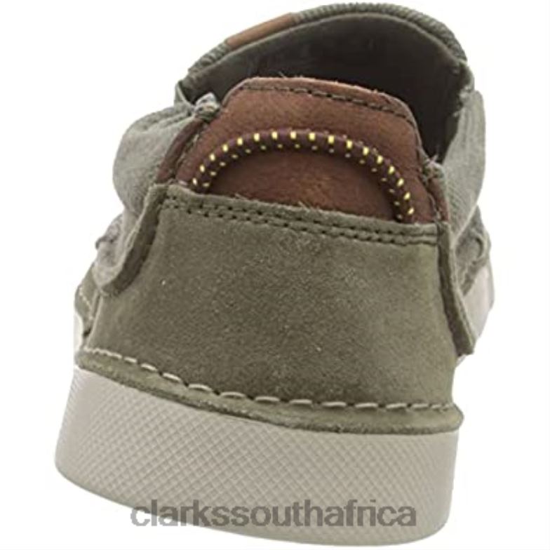 Men's Gereld Step Mule Olive Combi Clarks 840401086 Men Clarks