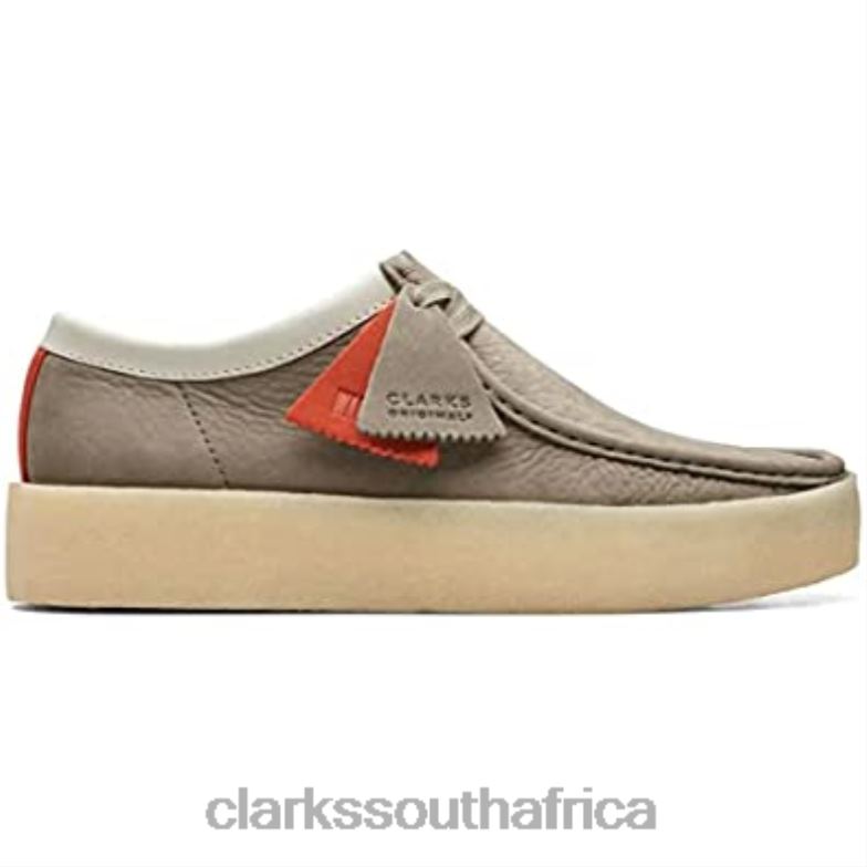 Men's Original Wallabee Cup Made Vietnam (New 2022) Clarks Grey Nubuck 84040845 Men Clarks