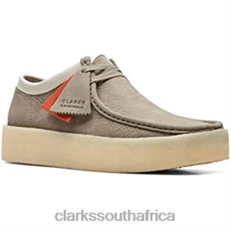 Men's Original Wallabee Cup Made Vietnam (New 2022) Clarks Grey Nubuck 84040845 Men Clarks