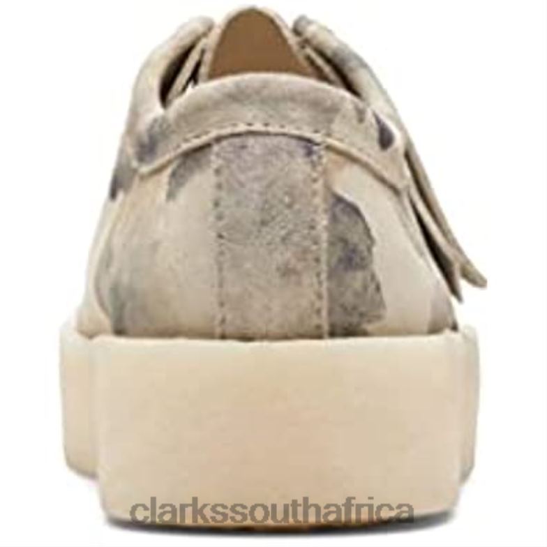 Men's Original Wallabee Cup Made Vietnam (New 2022) Clarks Off White Camo 840401159 Men Clarks