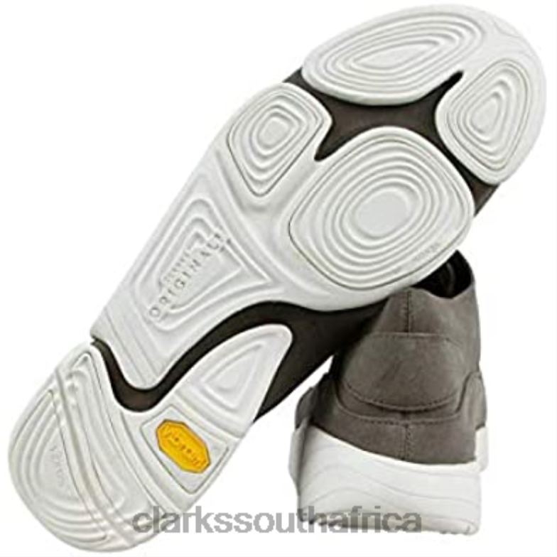 Mens Trigenic Evo Shoe Clarks Grey Suede 84040549 Men Clarks Grey Suede