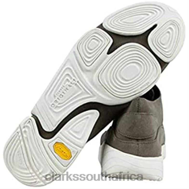 Mens Trigenic Evo Shoe Clarks Grey Suede 84040549 Men Clarks Grey Suede