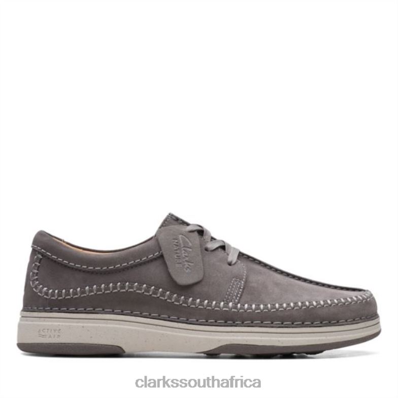 Nature 5 Tie Dark Grey Combi Clarks Dark Grey Combi 840406685 Men Clarks Dark Grey Combi