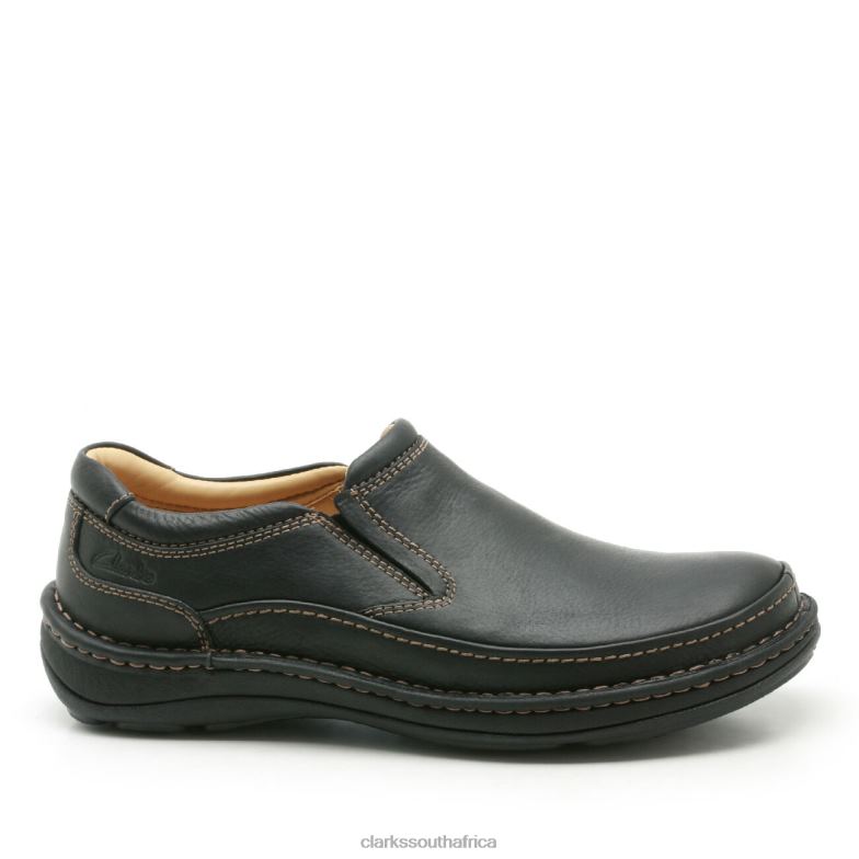 Nature Easy Clarks Black Leather 840403671 Men Clarks Black Leather