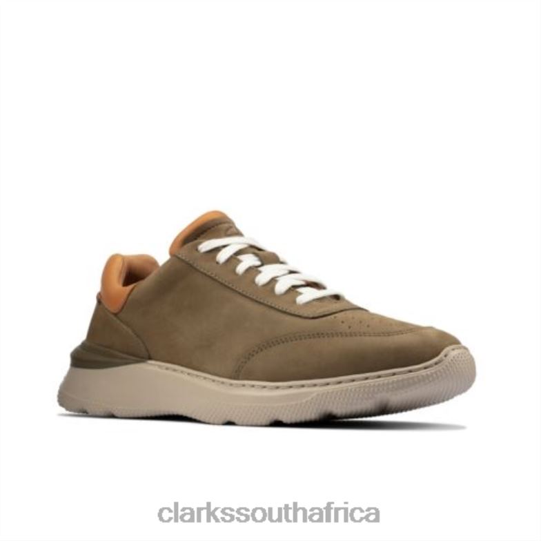 Olive Nubuck Clarks Sprint Lite Lace 840404531 Men Clarks Olive Nubuck