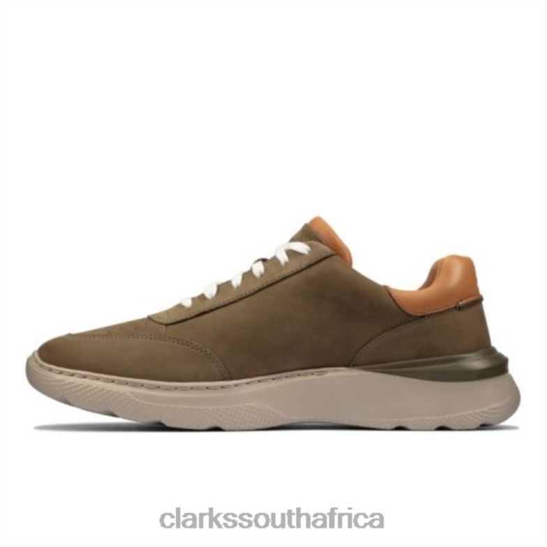 Olive Nubuck Clarks Sprint Lite Lace 840404531 Men Clarks Olive Nubuck