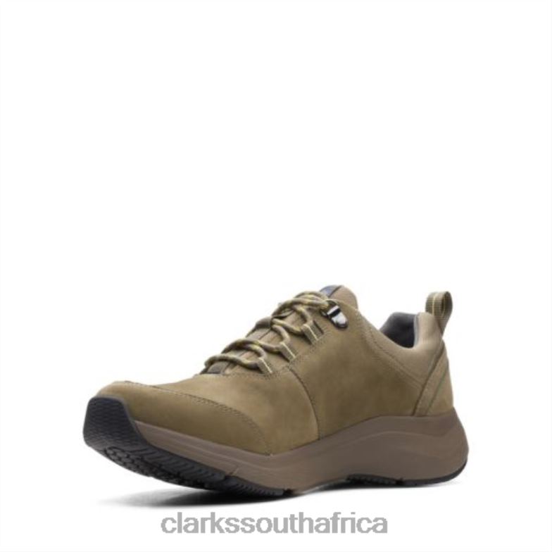 Olive Nubuck Wave 20 Tie Clarks 840404476 Men Clarks Olive Nubuck