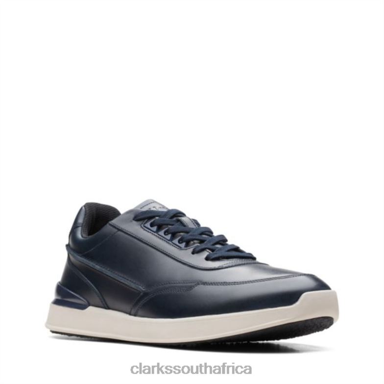 Race Lite Lace Navy Leather Navy Leather Clarks 840405622 Men Clarks Navy Leather