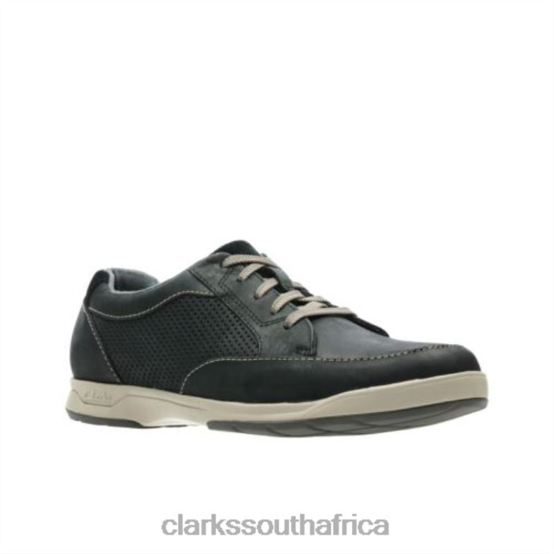 Stafford Park5 Black Nubuck Clarks 840404494 Men Clarks Black Nubuck