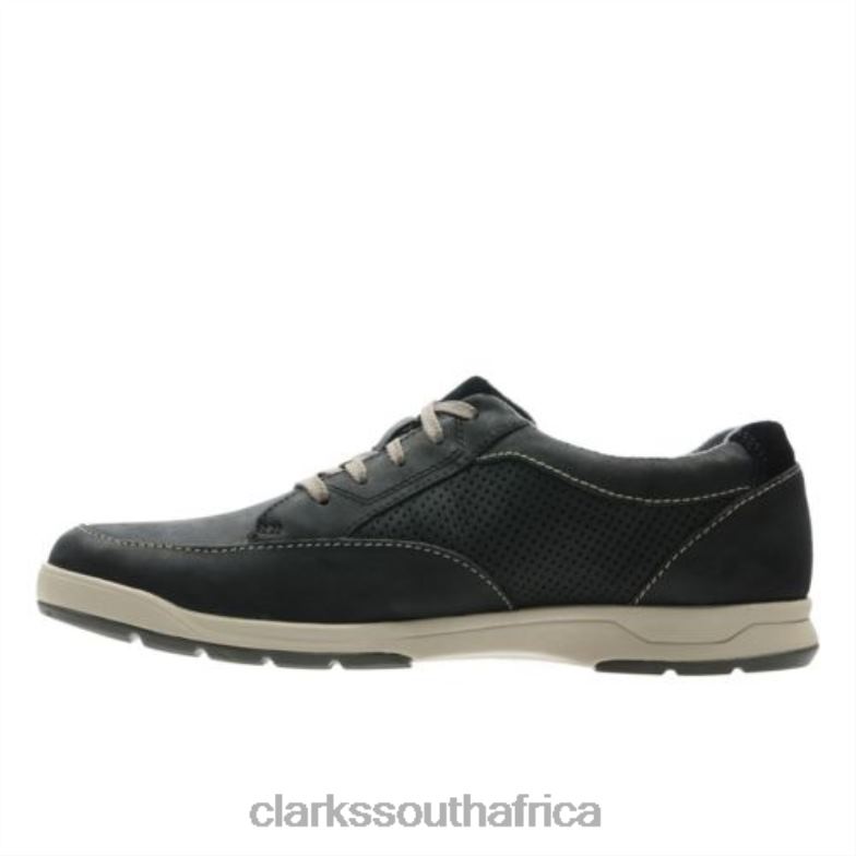 Stafford Park5 Black Nubuck Clarks 840404494 Men Clarks Black Nubuck