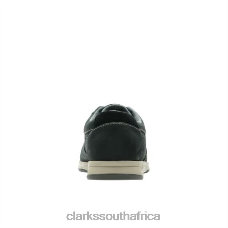 Stafford Park5 Black Nubuck Clarks 840404494 Men Clarks Black Nubuck