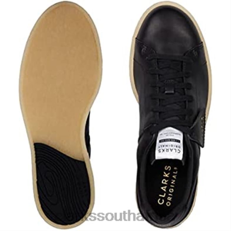 Tormatch Men's Black Leather Clarks Black 8404031 Men Clarks Black