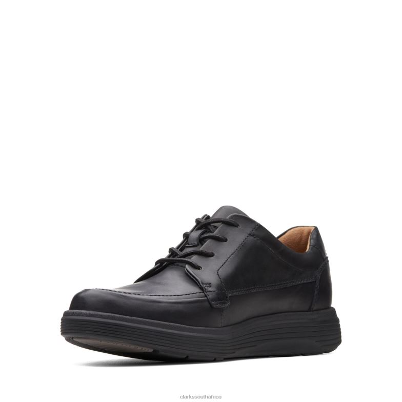 Un Abode Ease Clarks Black Leather 840403493 Men Clarks Black Leather