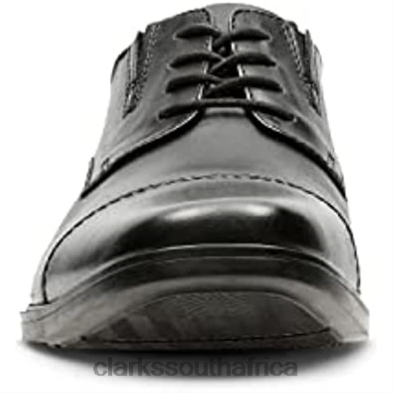 Black Men's Tilden Cap Oxford Clarks 840402244 Men Clarks Black Leather