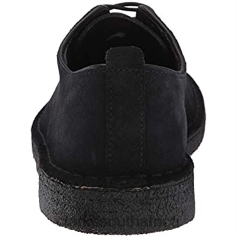 Black Suede Clarks Men's Desert London Oxford 840401379 Men Clarks Black Suede