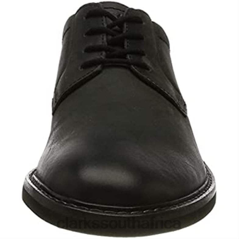 Clarks Black Leather Men's Atticus Ltlace Oxford 84040985 Men Clarks Black Leather