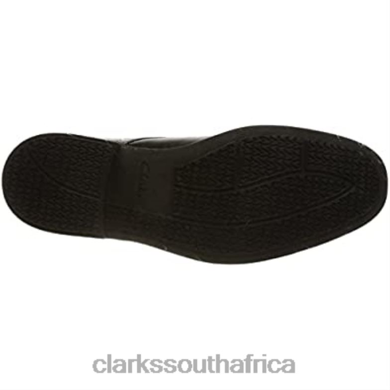 Clarks Black Men's Howard Cap Oxford 84040809 Men Clarks Black Leather