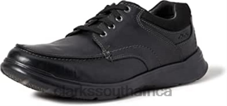 Clarks Men's Cotrell Edge Oxford Black 840401106 Men Clarks Black Oily Lea