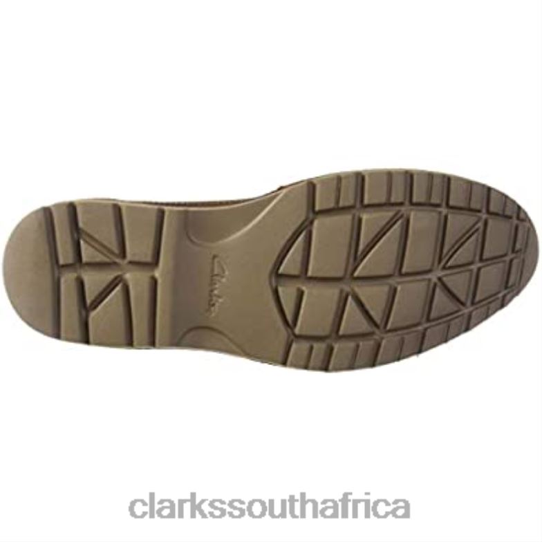 Dark Tan Leather Clarks Men's Vargo Plaoxford 840401051 Men Clarks Dark Tan Leather