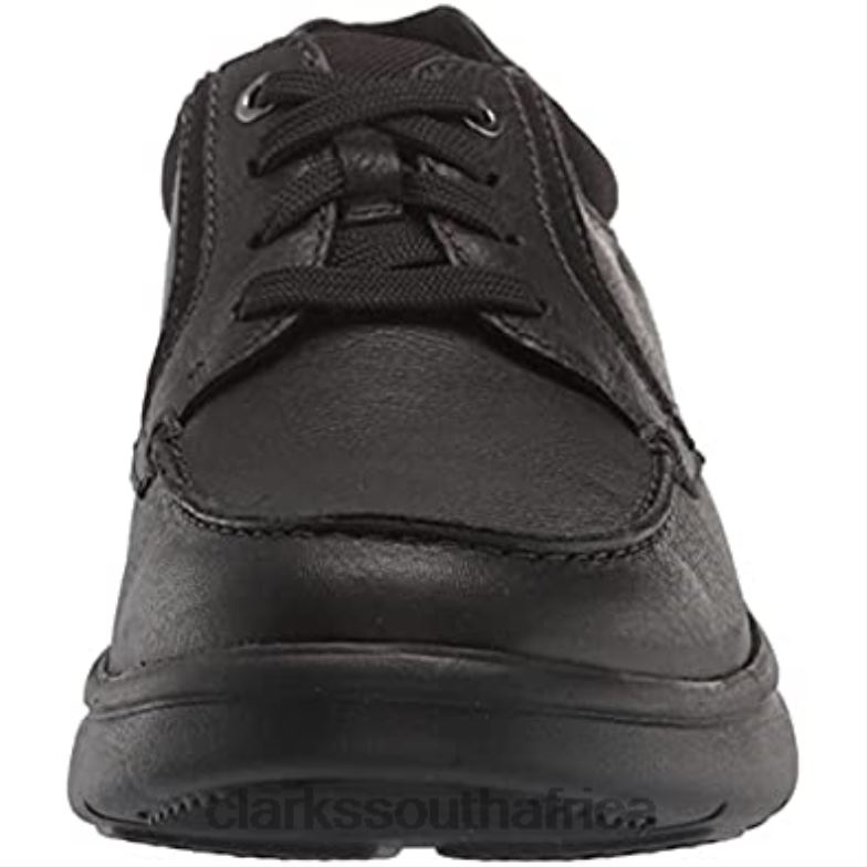 Men's Bradley Vibe Oxford Clarks Black Tumbled Leather 840401917 Men Clarks Black Tumbled Leather