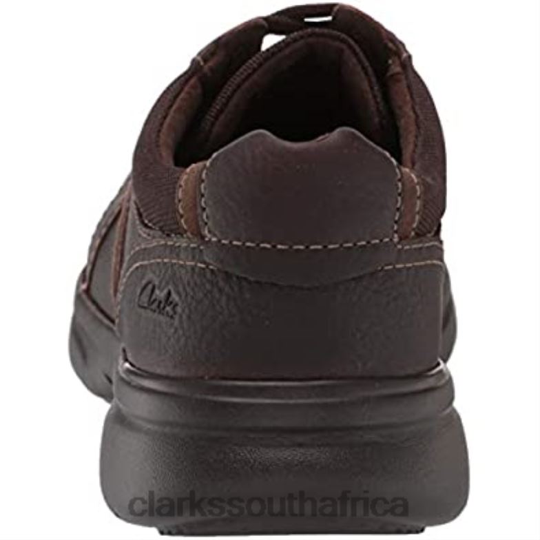 Men's Bradley Walk Oxford Brown Tumbled Leather Clarks 840401670 Men Clarks