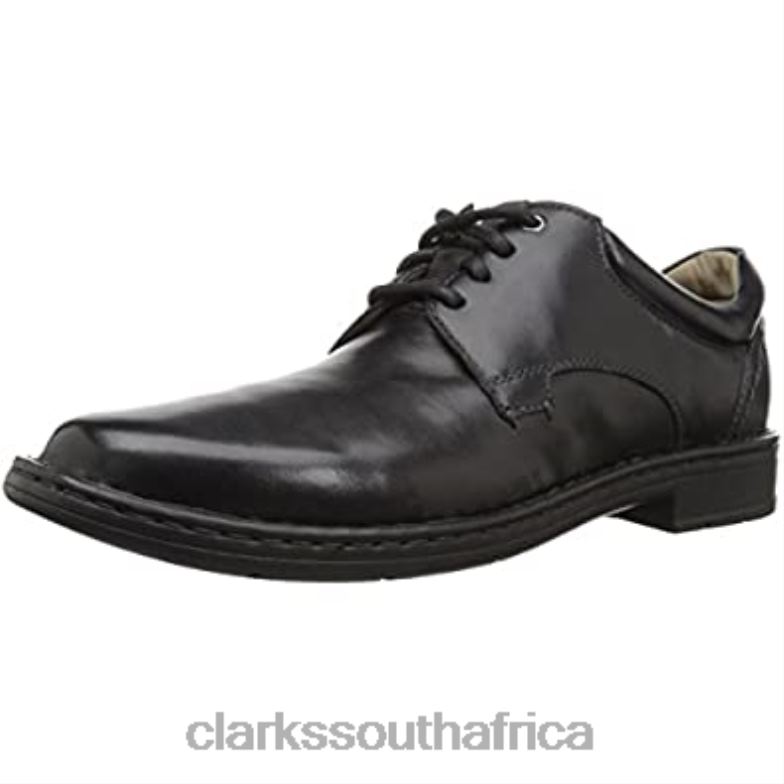 Men's Gadson Plaoxford Clarks Black Leather 840402333 Men Clarks Black Leather