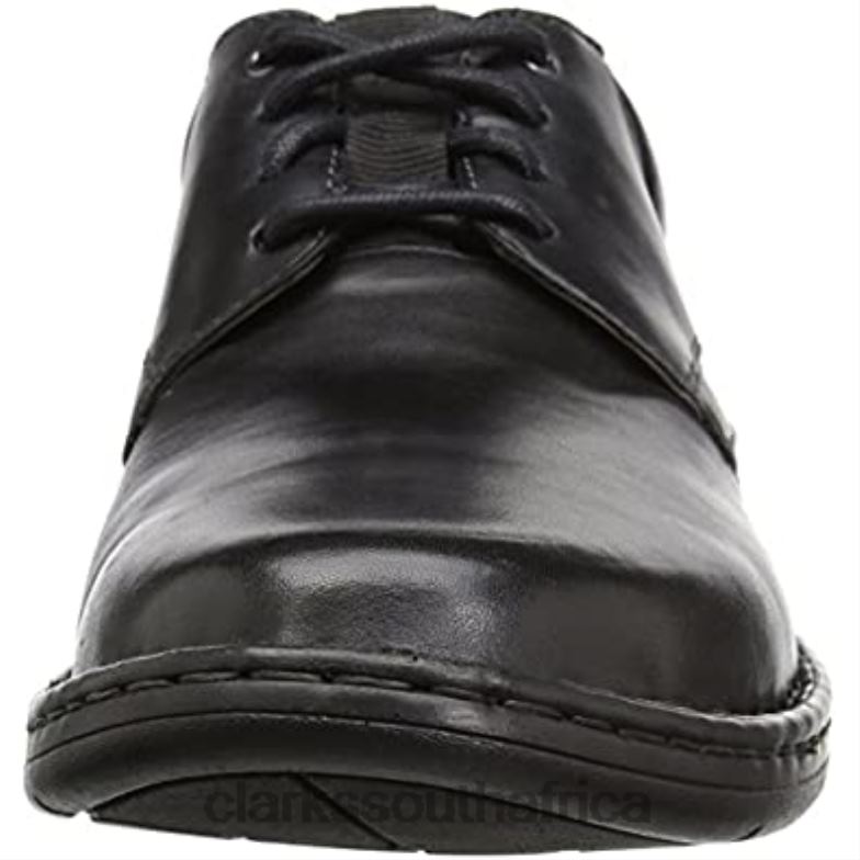 Men's Gadson Plaoxford Clarks Black Leather 840402333 Men Clarks Black Leather