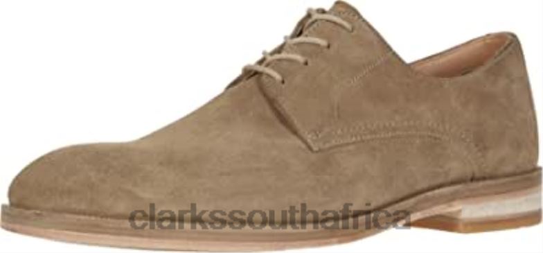 Men's Oliver Lace Oxford Clarks Dark Sand Suede 840402159 Men Clarks Dark Sand Suede
