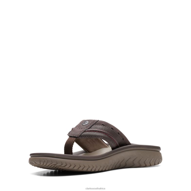 Brown Clarks Wesley Post 840403456 Men Clarks Brown