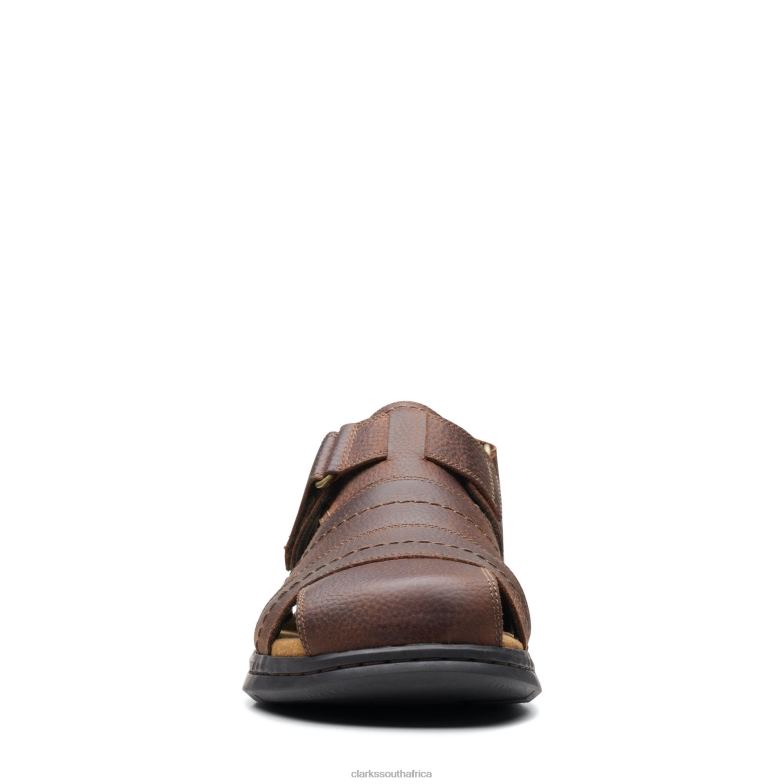 Clarks Brown Tumb Hapsford Cove 840403745 Men Clarks Brown Tumb