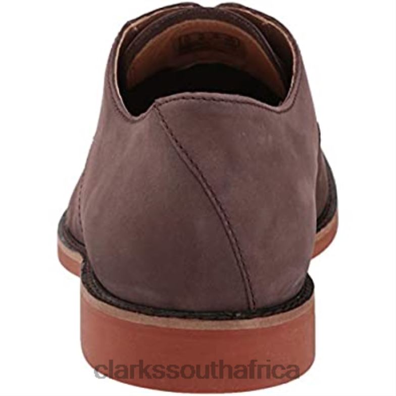 Clarks Men's Trisand Cross Open Toe Sandals Dark Brown Nubuck 840401954 Men Clarks Dark Brown Nubuck