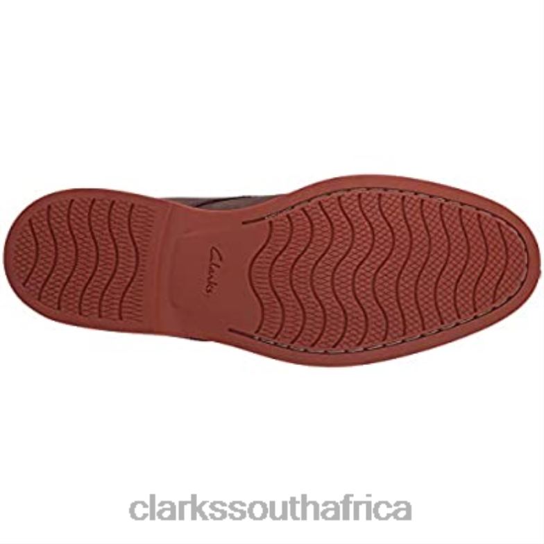 Clarks Men's Trisand Cross Open Toe Sandals Dark Brown Nubuck 840401954 Men Clarks Dark Brown Nubuck