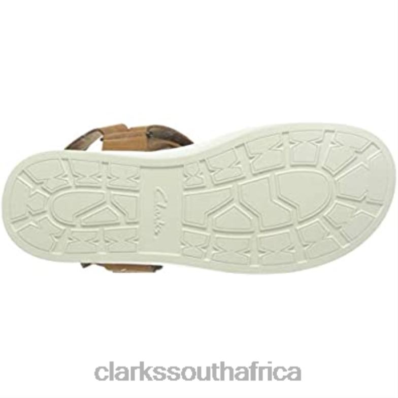 Clarks Tan Nubuck Men's Sunder Range Sandal 840401641 Men Clarks Tan Nubuck