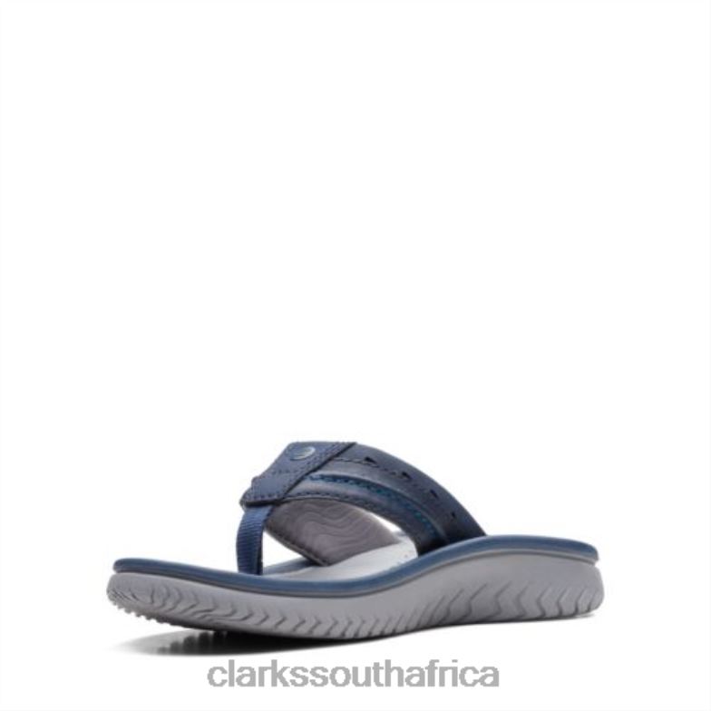 Wesley Post Clarks Navy 840404415 Men Clarks Navy