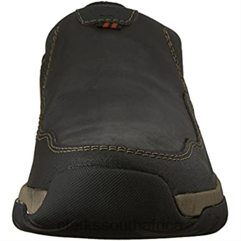 Men's Wallbeck Style Slip-On Loafer Clarks Black Leather 840402967 Men Clarks Black Leather