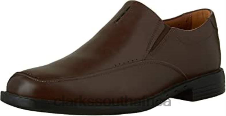 Mens Unbizley Lane Leather Slip On Dress Oxfords Clarks Brown 84040741 Men Clarks Brown