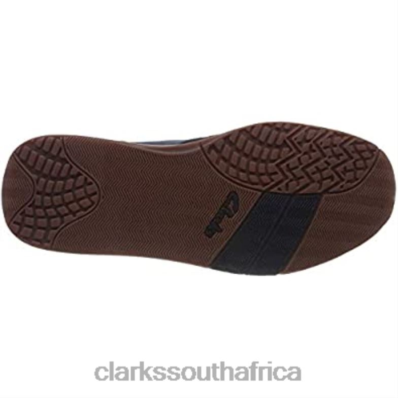 Blue Clarks Men's Langton Lane Sneaker 840401760 Men Clarks Blue