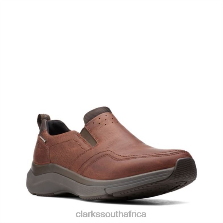 Brown Oily Clarks Wave 20 Edge Brown Oily 840406731 Men Clarks Brown Oily