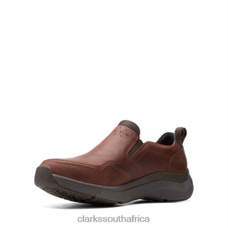 Brown Oily Clarks Wave 20 Edge Brown Oily 840406731 Men Clarks Brown Oily
