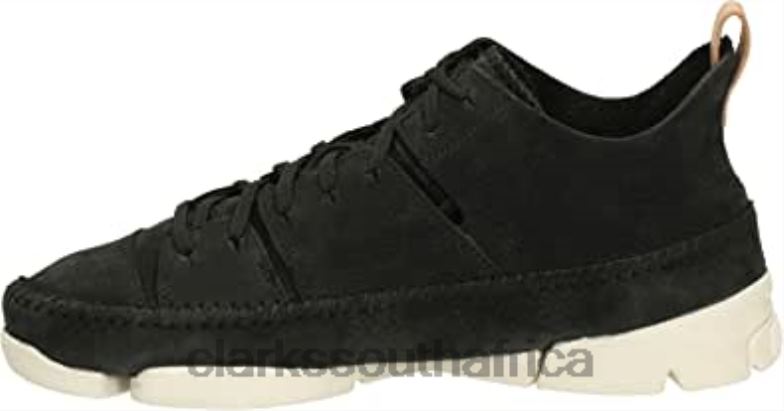 Clarks Black Originals Men's Trigenic Flex Low-Top Sneakers 840402553 Men Clarks Black Nubuck