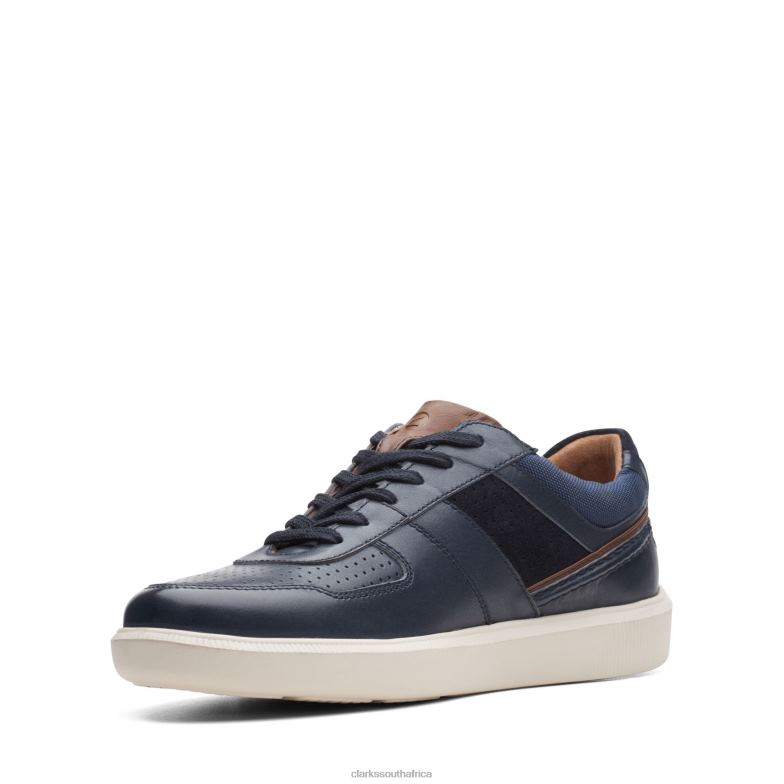 Clarks Cambro Race Navy Combi 840403458 Men Clarks Navy Combi