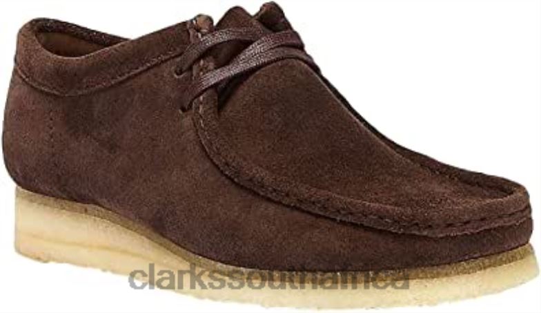 Clarks Dark Brown Men's Low Sneakers 26 154744 Wallabee Size 840401209 Men Clarks Dark Brown