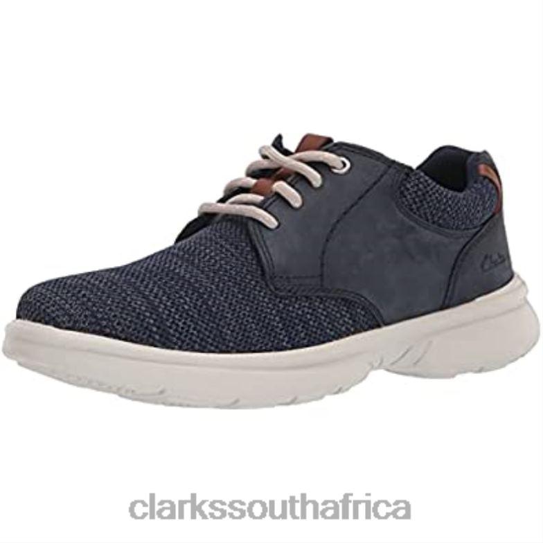 Clarks Men's Bradley Lane Sneaker Navy Knit 840402274 Men Clarks Navy Knit