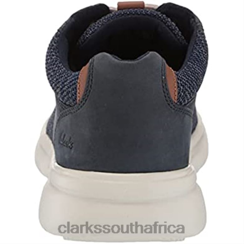 Clarks Men's Bradley Lane Sneaker Navy Knit 840402274 Men Clarks Navy Knit