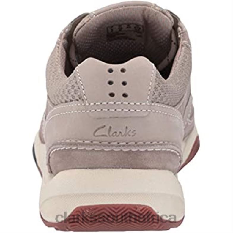 Clarks Stone Nubuck Men's Langton Lane Sneaker 840402937 Men Clarks