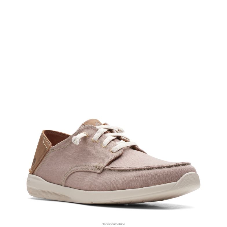 Clarks Stone Textile Gorwlace 840403705 Men Clarks Stone Textile