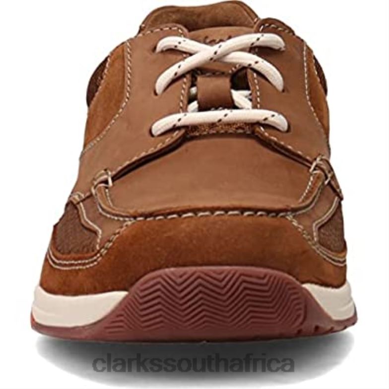 Clarks Tan Nubuck Men's Langton Lane Sneaker 84040441 Men Clarks