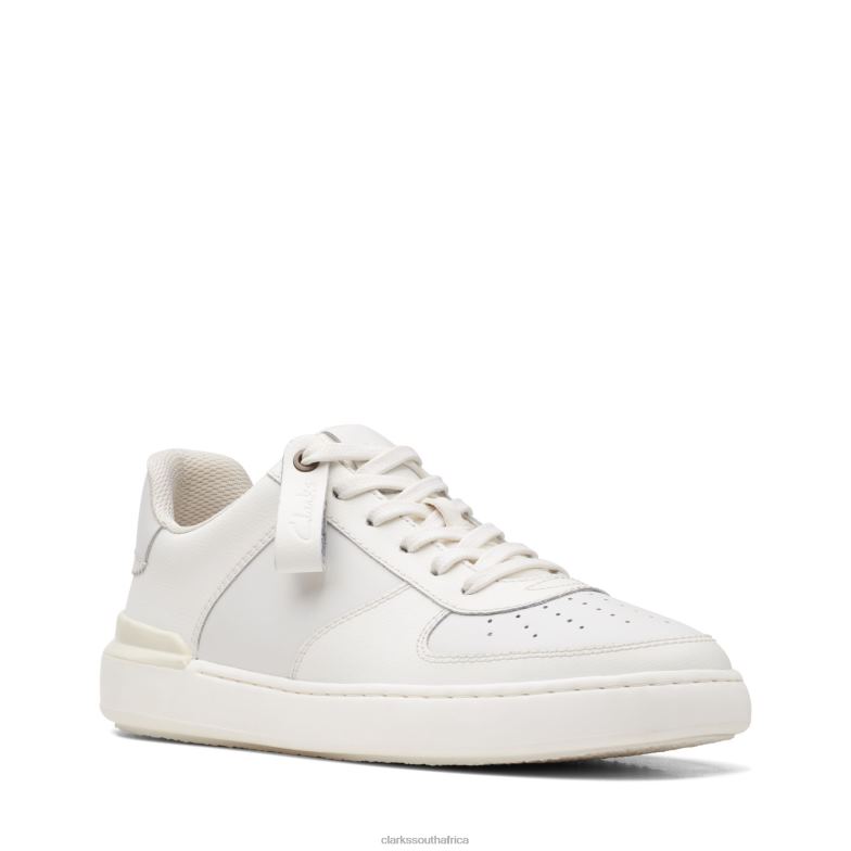 Clarks White Court Lite Tie 840403561 Men Clarks White