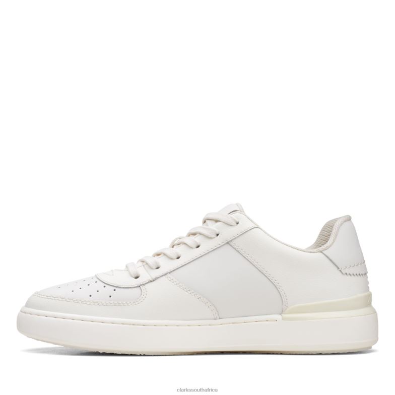 Clarks White Court Lite Tie 840403561 Men Clarks White